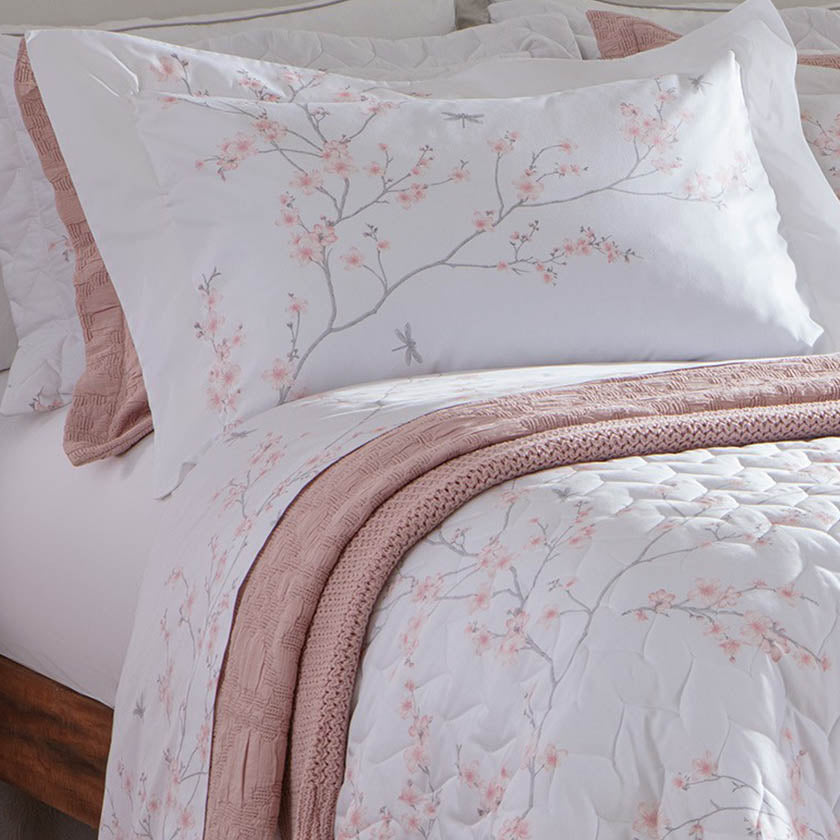 Jogo de Cama Flor de Cerejeira - 6 Peças