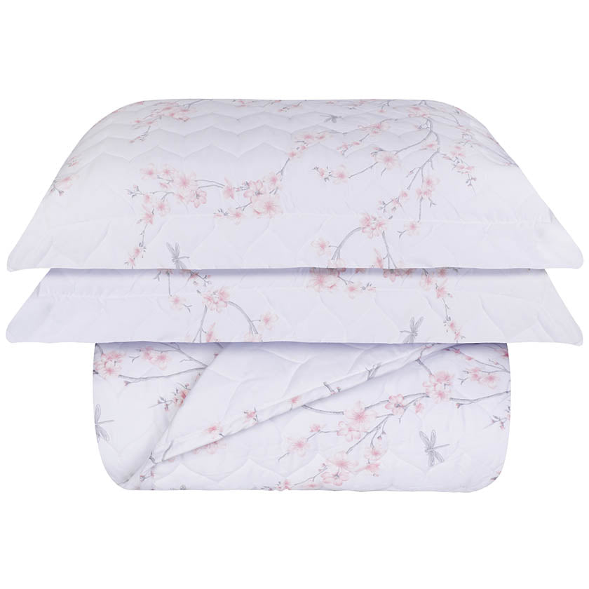 Jogo de Cama Flor de Cerejeira - 6 Peças